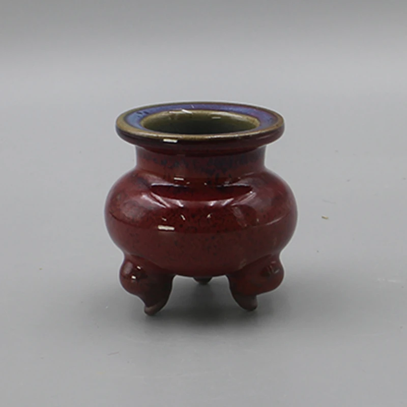 3174古陶瓷-明代钧窑香炉