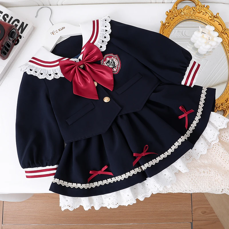 TC.KIDS#62238品牌女童2024秋季新款汉服套装