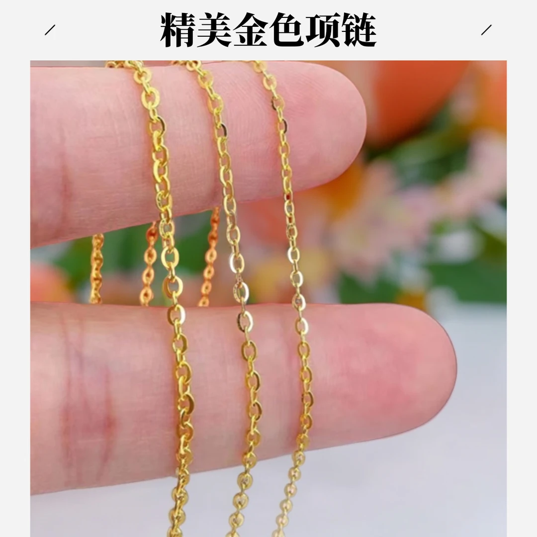 链子925银 时尚百搭十字链纯银素链细款锁骨链简约精美