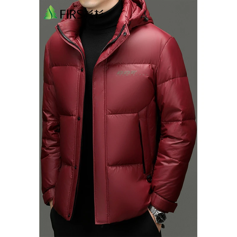 FIRS/杉杉男式时尚版型上衣服品质休闲秋冬户外挺括加绒保暖外套.