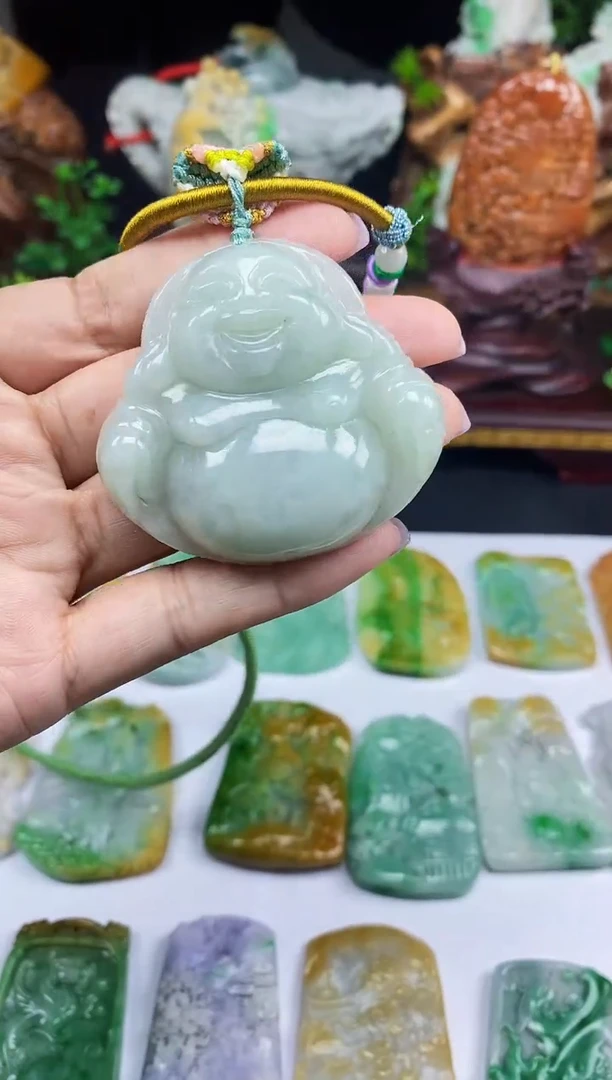 【闪购商品】翡翠颈饰未镶嵌翡翠A货多样发其一