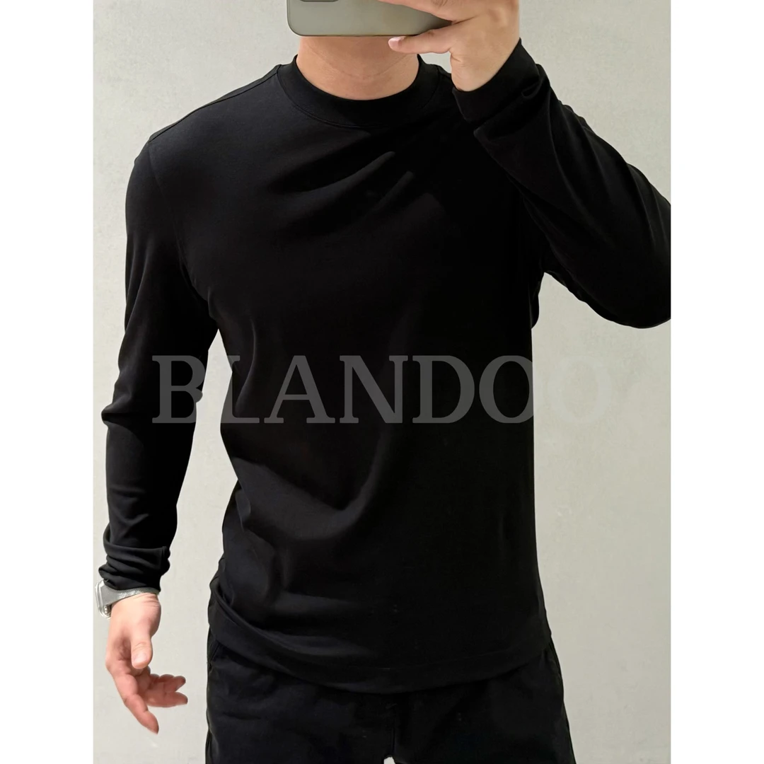 BLANDOO “经典不过时” 百搭休闲圆领长袖T恤BD83006