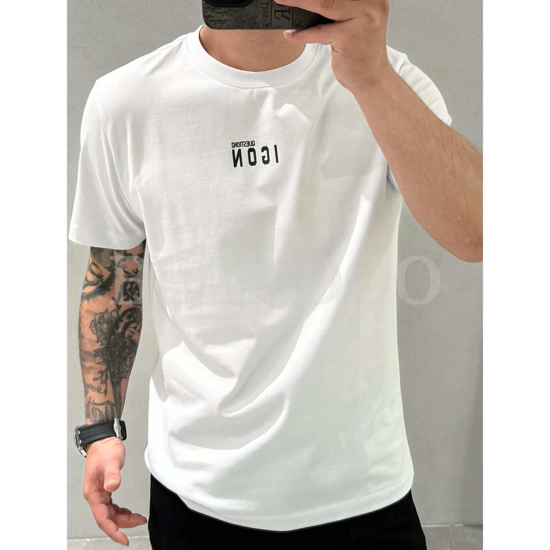 BLANDOO 夏季新款  时尚立体裁剪高品质小标短袖T恤421248