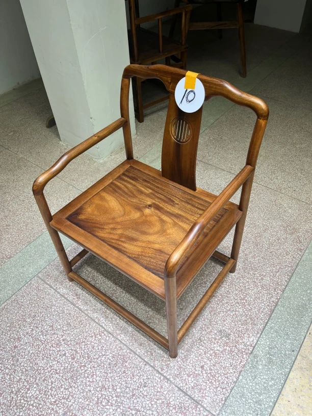 14号南美胡桃木弯背浩然客椅包邮新中式家用