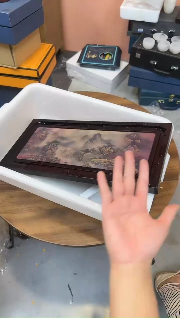 【闪购商品】瓷其他ww楠木茶盘