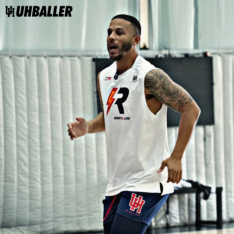 UH BALLER美式篮球宽松训练短袖投篮服速干排汗弹性雷吉同款运动