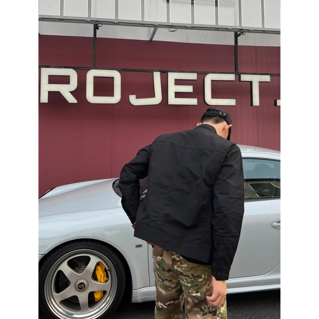 周末早起美式复古工装夹克春秋痞帅立领户外战术系列休闲男夹克