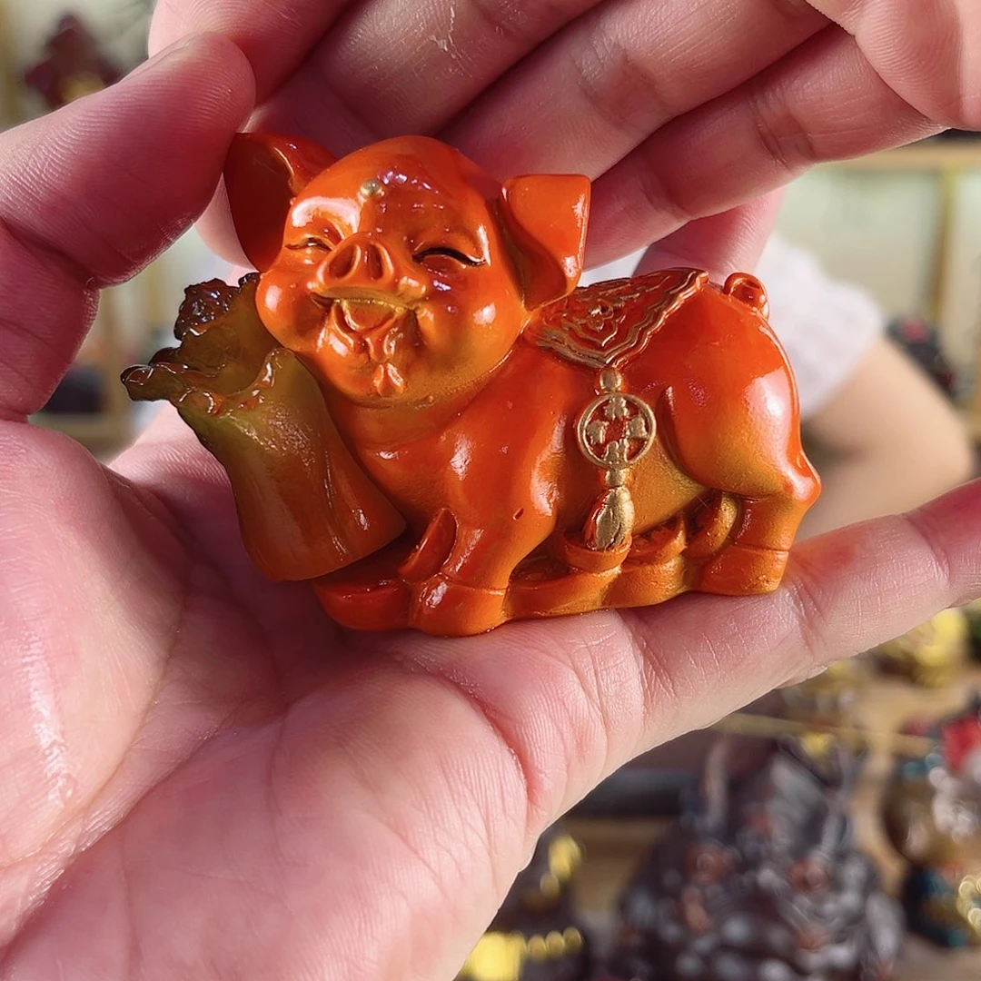 紫砂茶宠紫陶树脂茶宠摆件