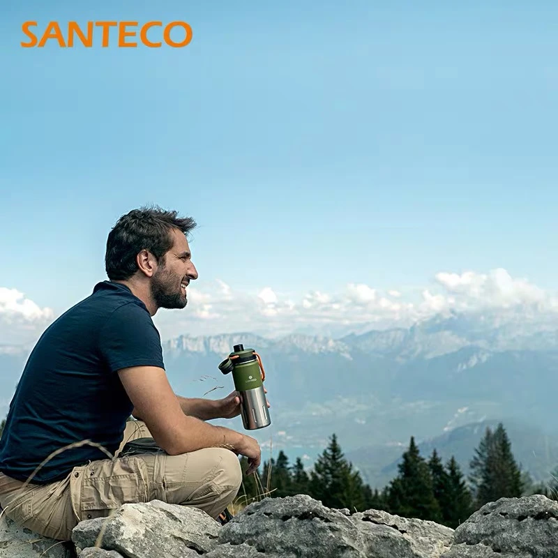 santeco/圣迪谷法国运动成人登山健身水杯真空保温骑行户外水瓶