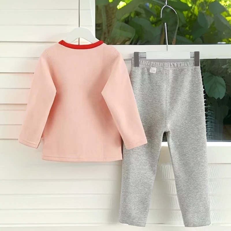 晓晓直播间中秋节专属，加绒套装男女童长袖套装