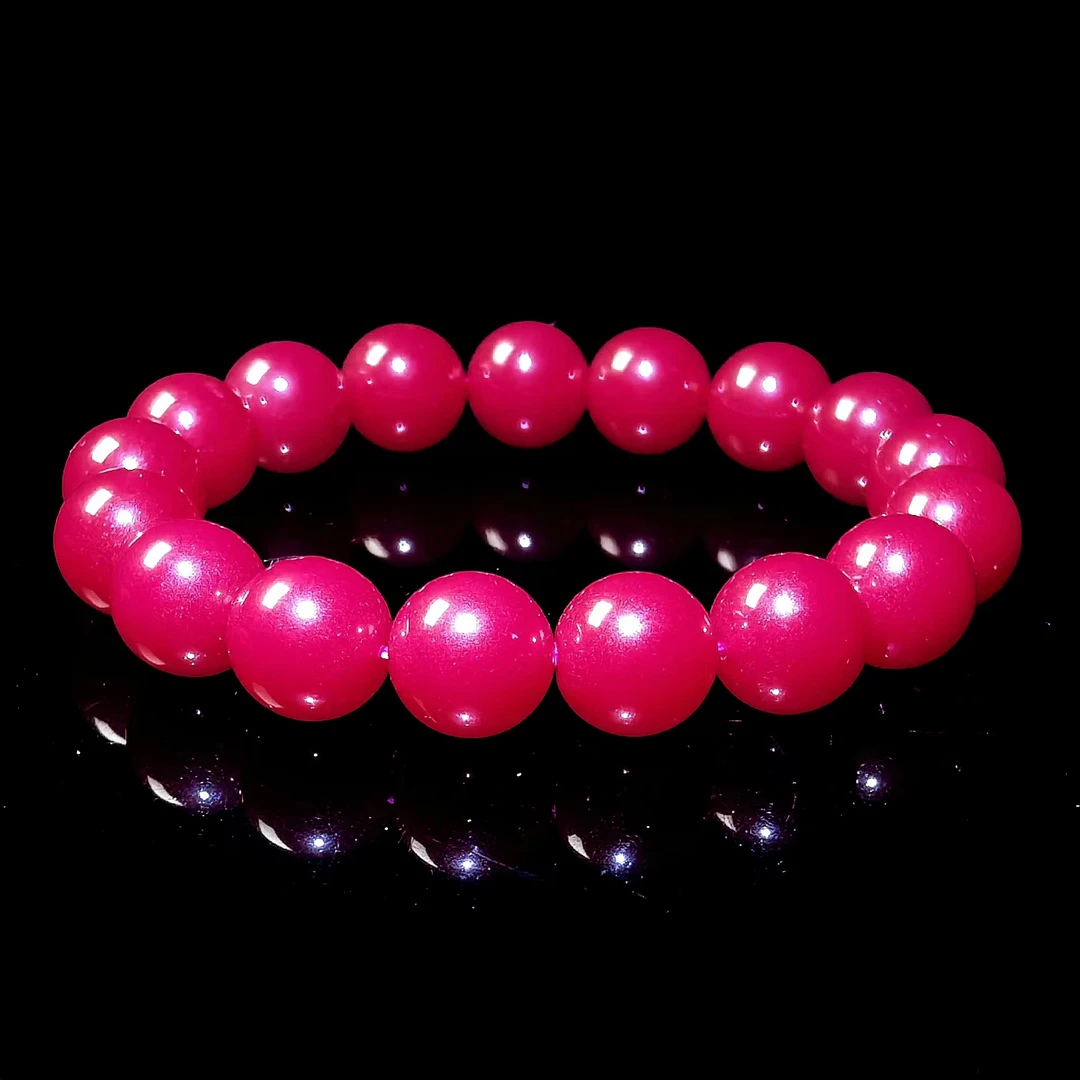 红宝圆珠手串【欢玺严选】-多样性发其一