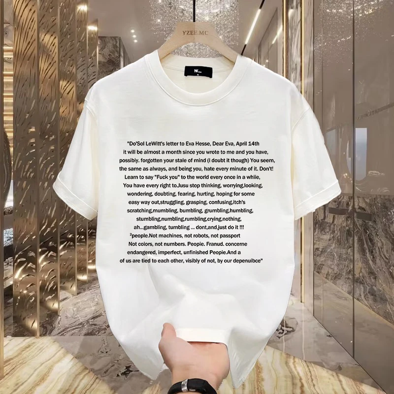 美式痞帅重磅纯棉短袖T恤青年男女款夏季ins潮牌街头宽松圆领上衣