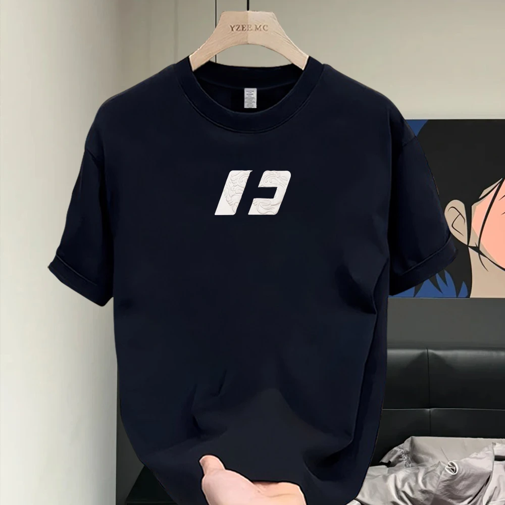 雷顿卡斯重磅短袖T恤青年男女百搭款夏季ins潮牌圆领上衣t恤