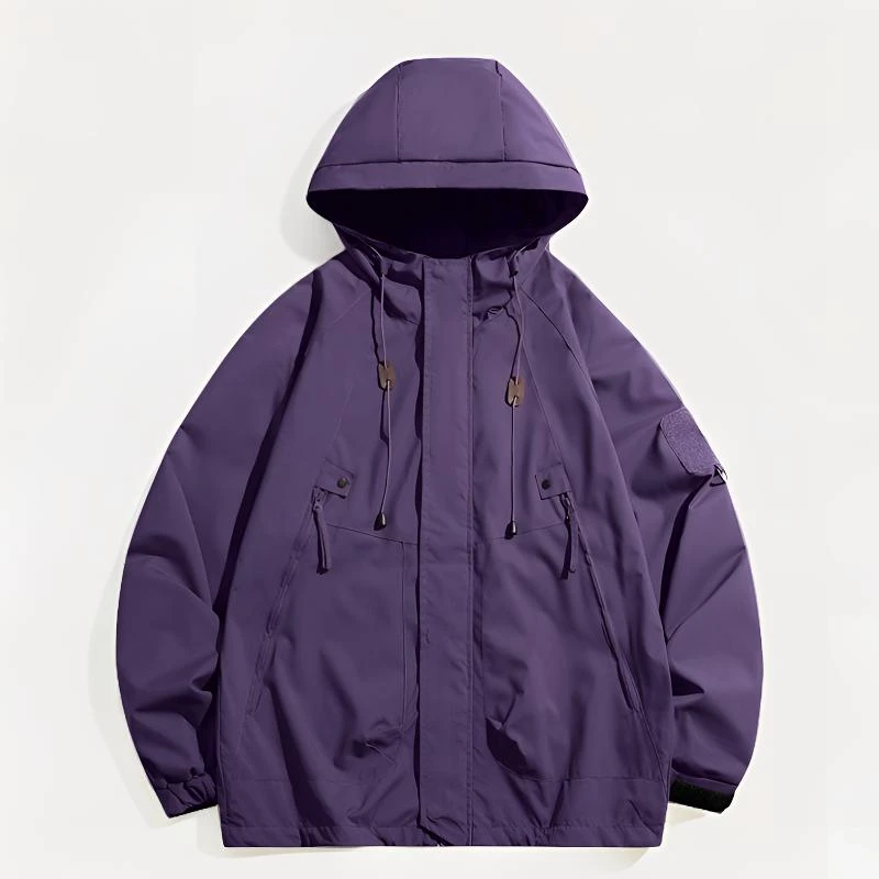 美式潮流冲锋衣连帽秋冬户外防水男士春运动休闲百搭透气春季外套