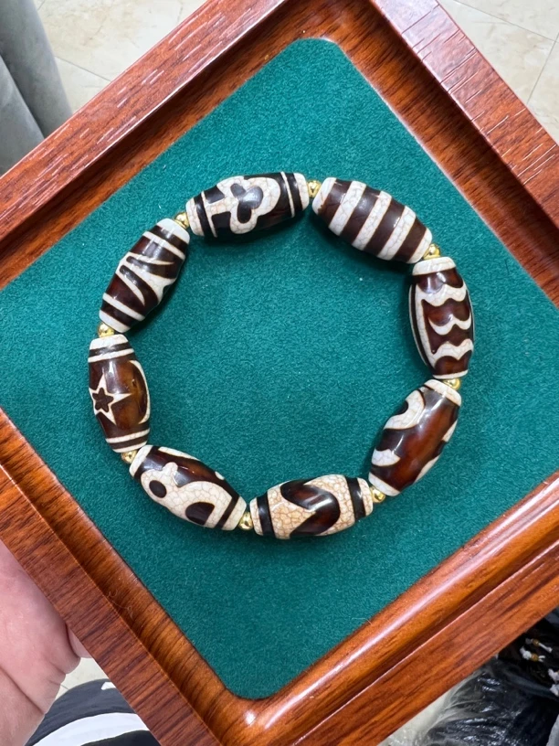 非金属珐琅吊坠 藏式高端多宝手串G