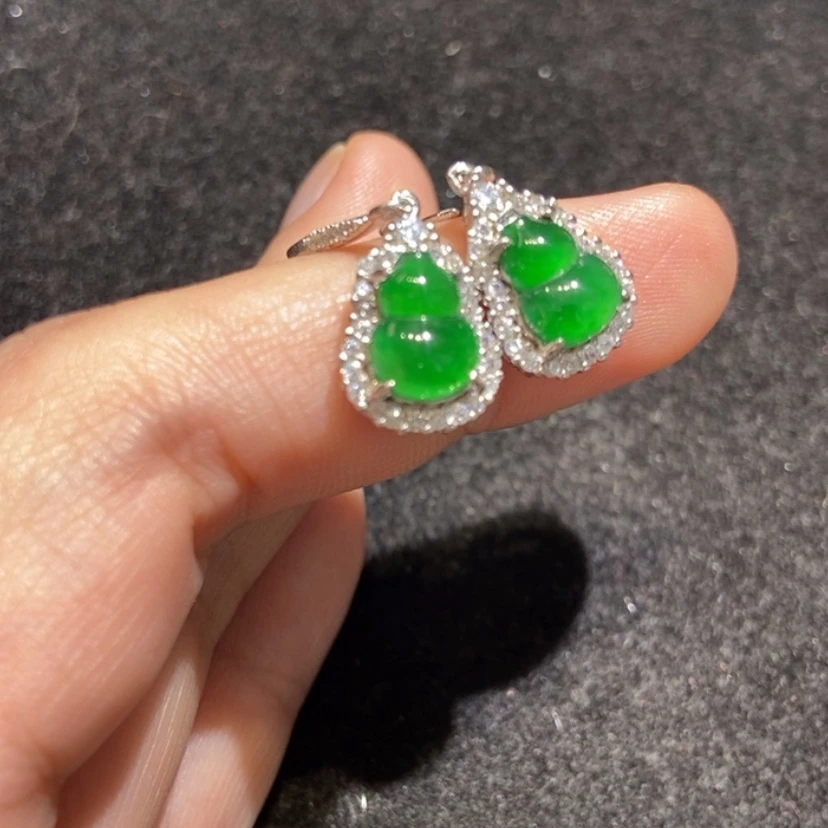 【闪购商品】翡翠裸石银S925镶嵌