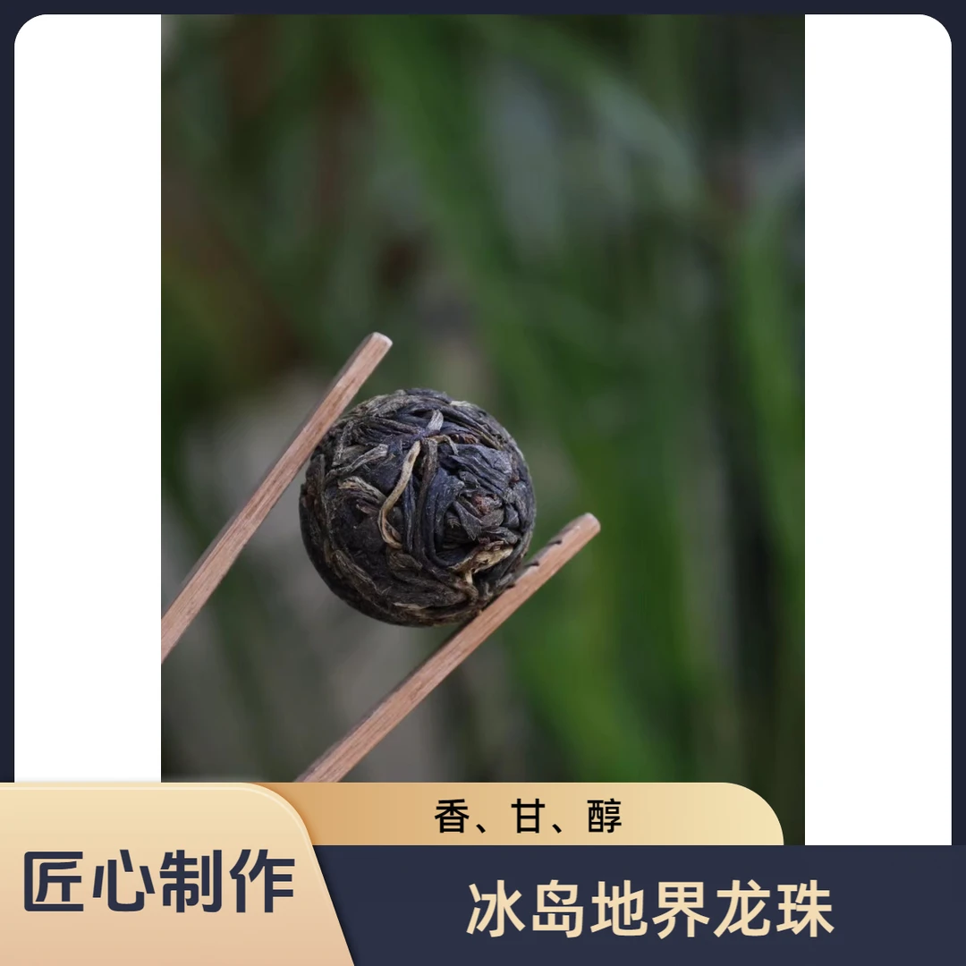 冰岛地界生茶龙珠 2023年春茶普洱（散茶）