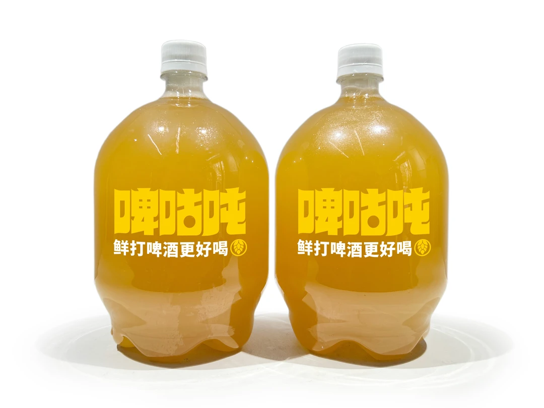 比利时白啤11°P 2桶 6斤3升 现打鲜啤 啤咕吨冰镇精酿啤酒