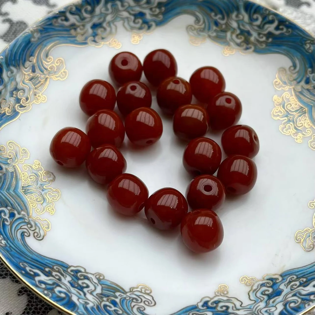 遇见轻奢  天然南红单珠可编（手链+吊坠+项链）珠径11