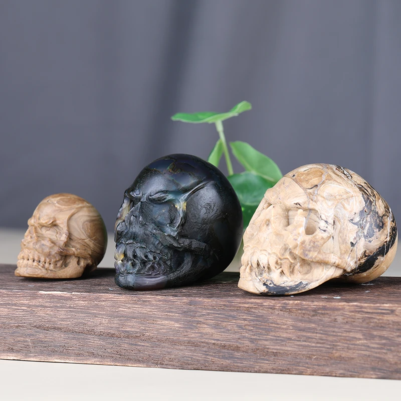 根珀海藻珀尸陀林主雕刻吊坠小摆件缅甸琥珀手把件立体手工雕刻