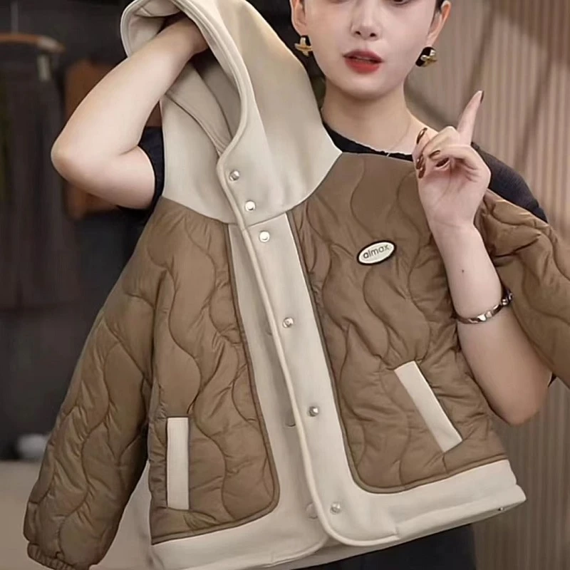 女宝宝棉服冬季外套棉衣男童冬装2023新款儿童加绒洋气时尚韩版潮