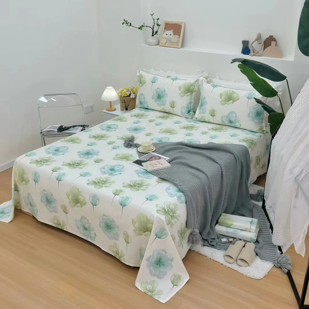 精梳原棉老粗布床单尺寸2.4*2.5