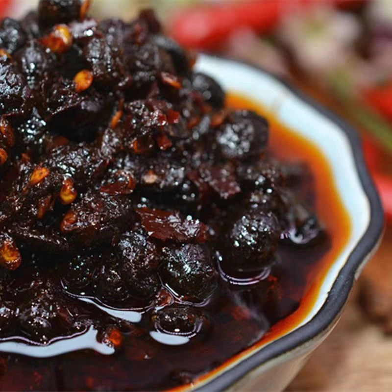 湖南特产农家特级风味豆豉辣椒酱瓶装自制下饭菜香辣豆豉酱多规格