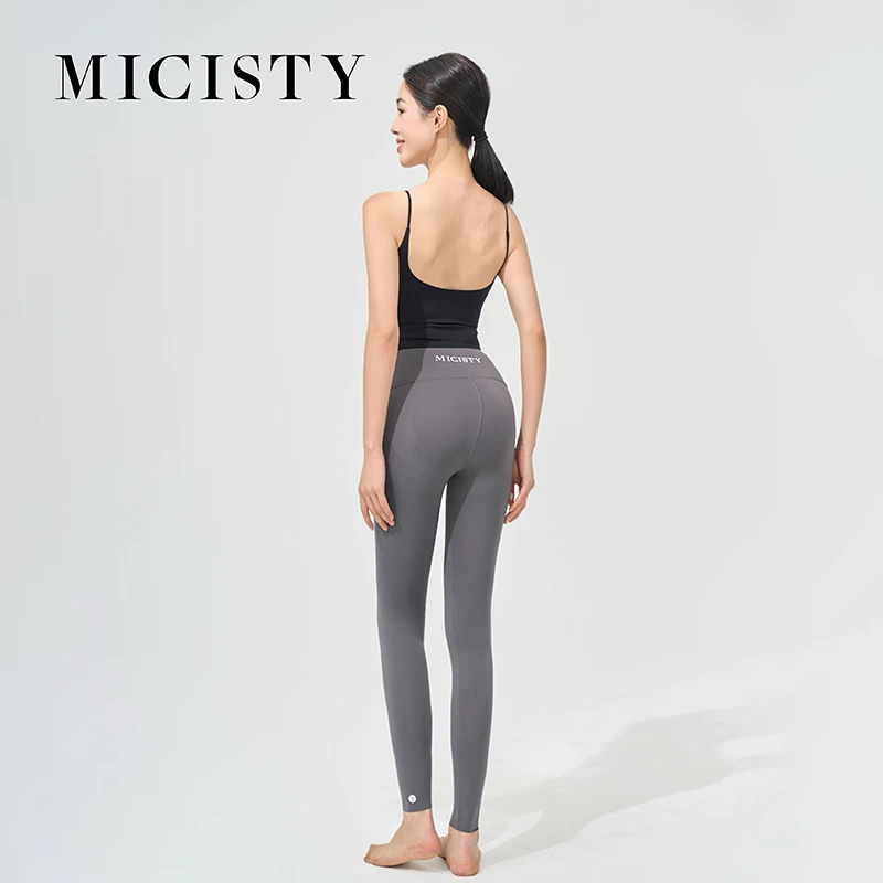 Micisty/密汐皙迪鲨鱼裤显瘦运动高腰提臀弹力打底瑜伽裤芭比裤女