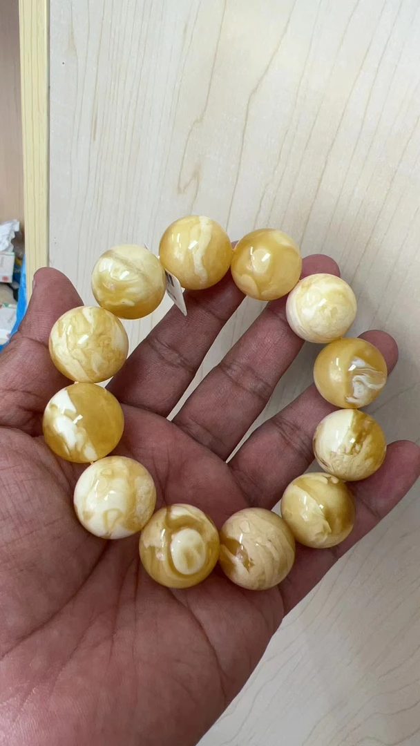 琥珀蜜蜡21加手串65.5克