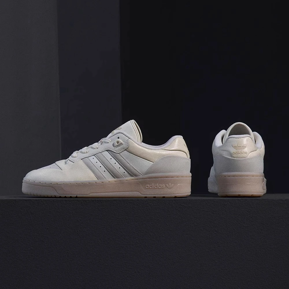 adidas~~阿迪达斯板鞋RIVALRY LOW男女低帮绒面拼接休闲鞋IG6495