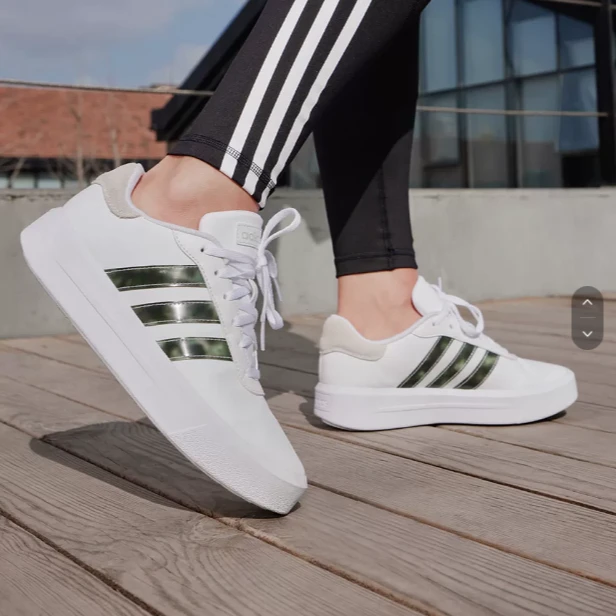 adidas阿迪达斯~~轻运动COURT PLATFORM女网球厚底运动板鞋Hp9434