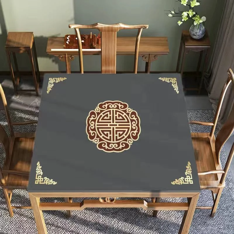 棋牌室隔音正方形防滑麻将桌垫扑克牌九垫防噪音耐磨牌桌垫可水洗