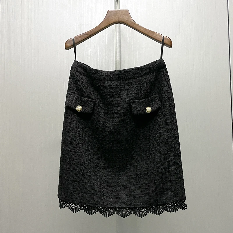 2024年新款秋季百搭高腰半身裙女小香包臀裙子 C6204