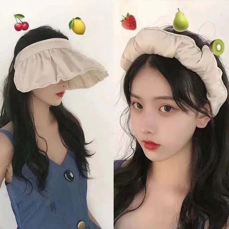 【新疆包邮】夏天新款百搭空顶防晒帽贝壳帽遮阳帽防紫外线韩版女