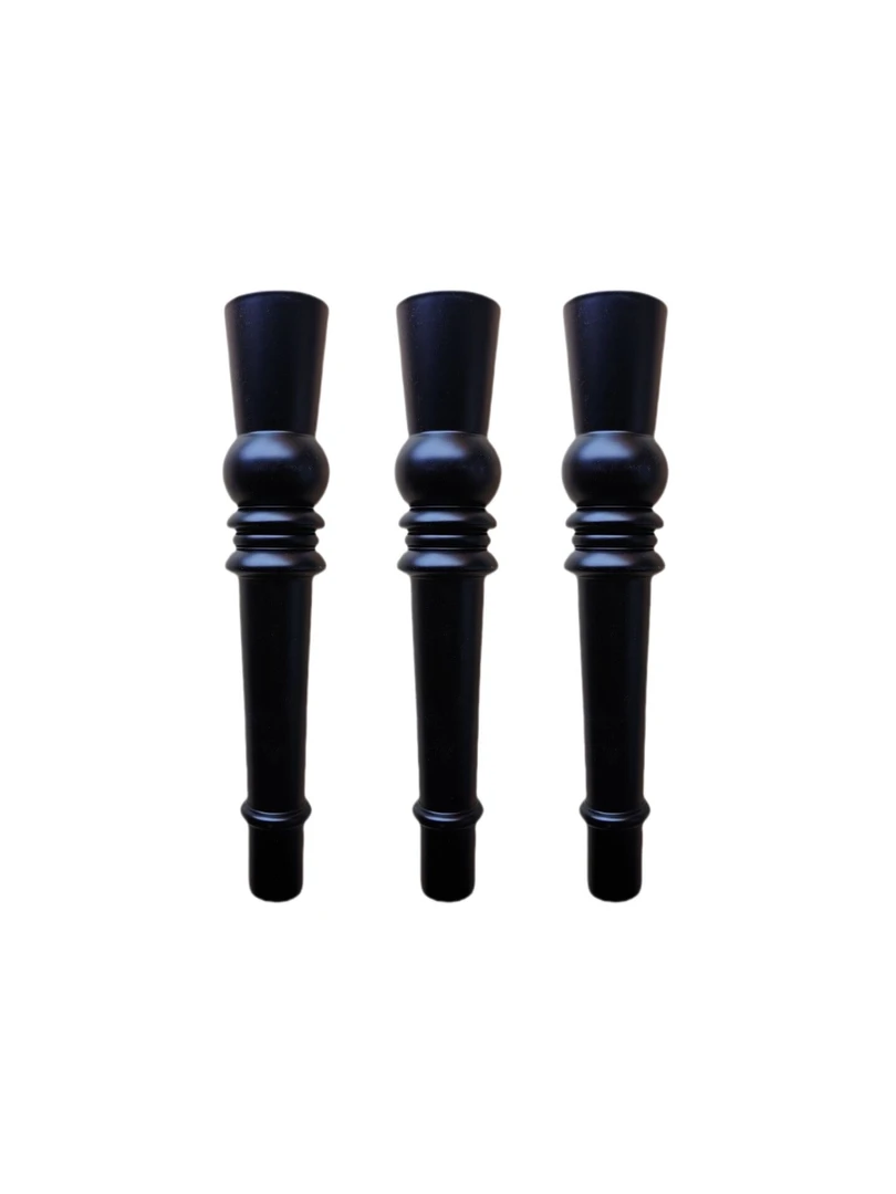 实木桌脚柜子脚电视柜衣柜脚支撑脚家具增高腿脚装修楼梯立柱黑色