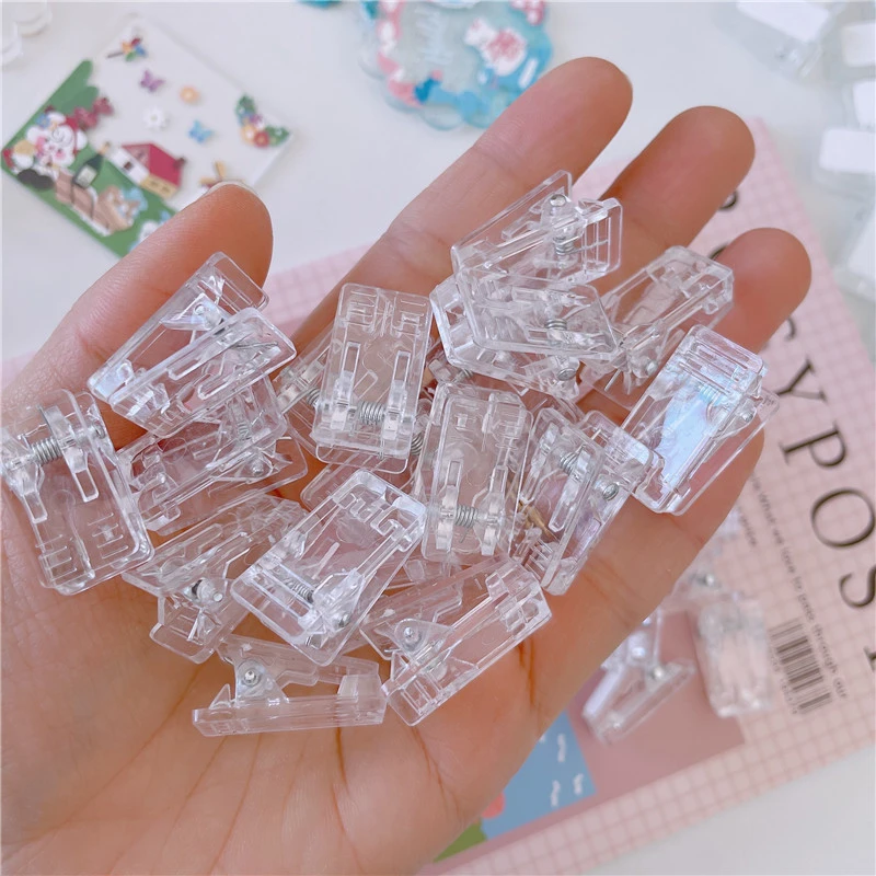 DIY配件小抓夹PP夹开合页慢干胶冰箱贴专用磁铁 DIY配件合集