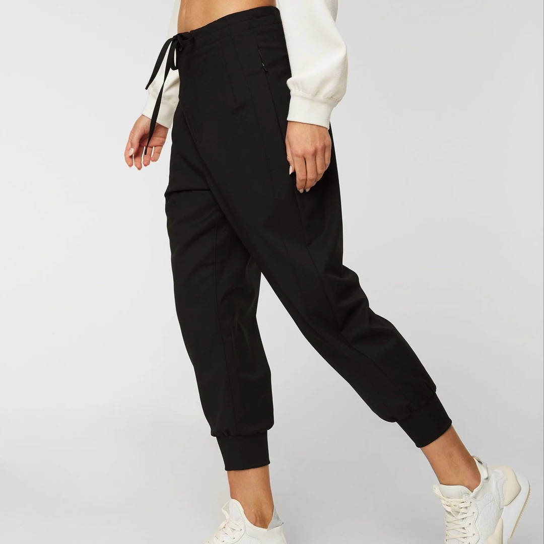 Y-3(37-HN4322)新款黑色紧口抽绳休闲裤