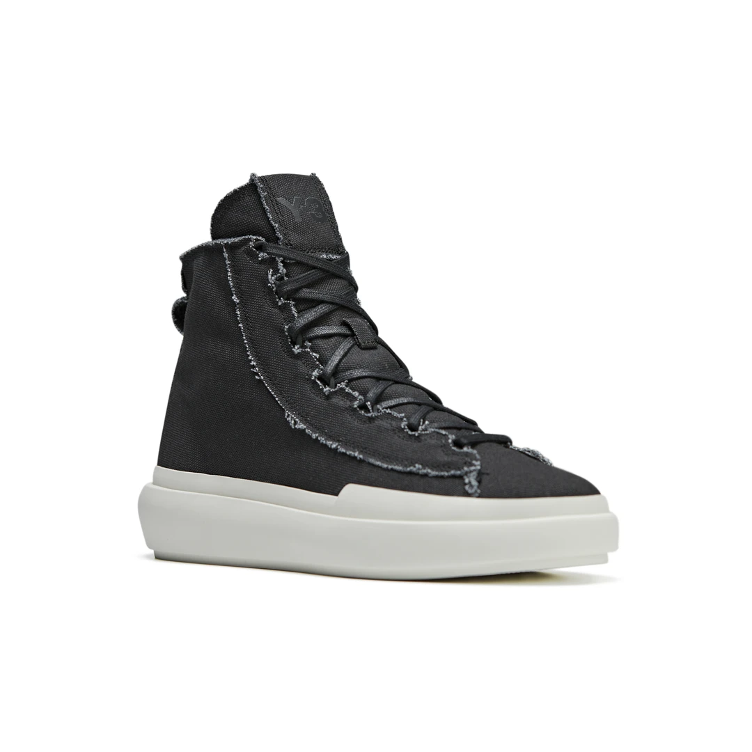 Y-3/Y-3（50-ID1459）黑色NIZZA时尚百搭潮流系带运动休闲高帮板鞋