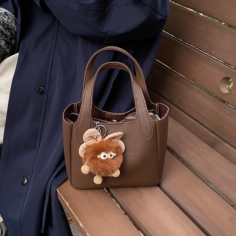 菜篮子包包女士水桶包2025新款秋冬单肩斜挎包百搭休闲手提手拎包