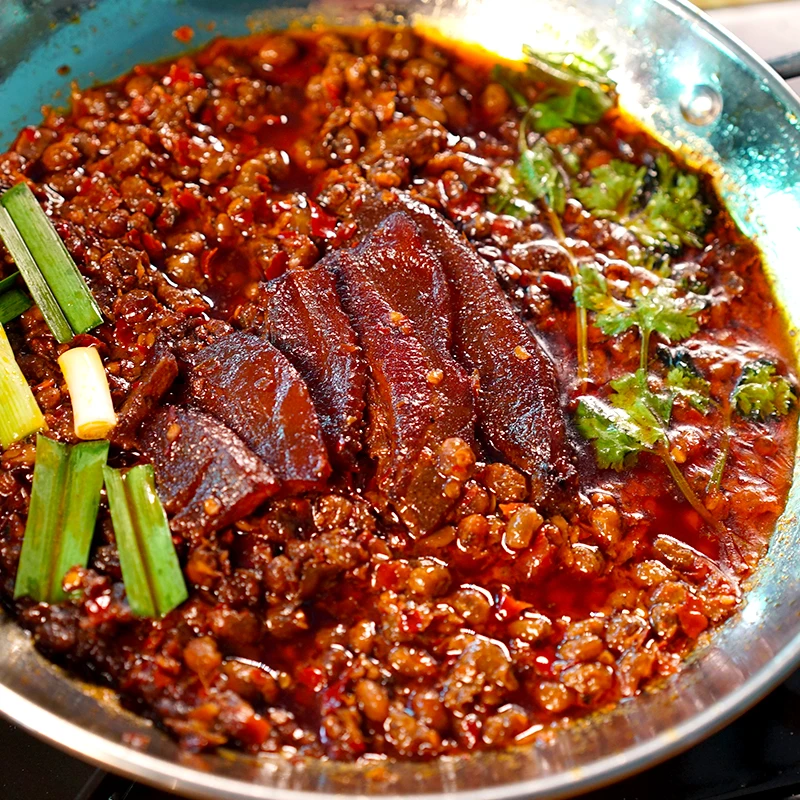 贵州特产老贵阳香辣豆豉地摊火锅底料500g/盒麻辣鲜香软哨火锅