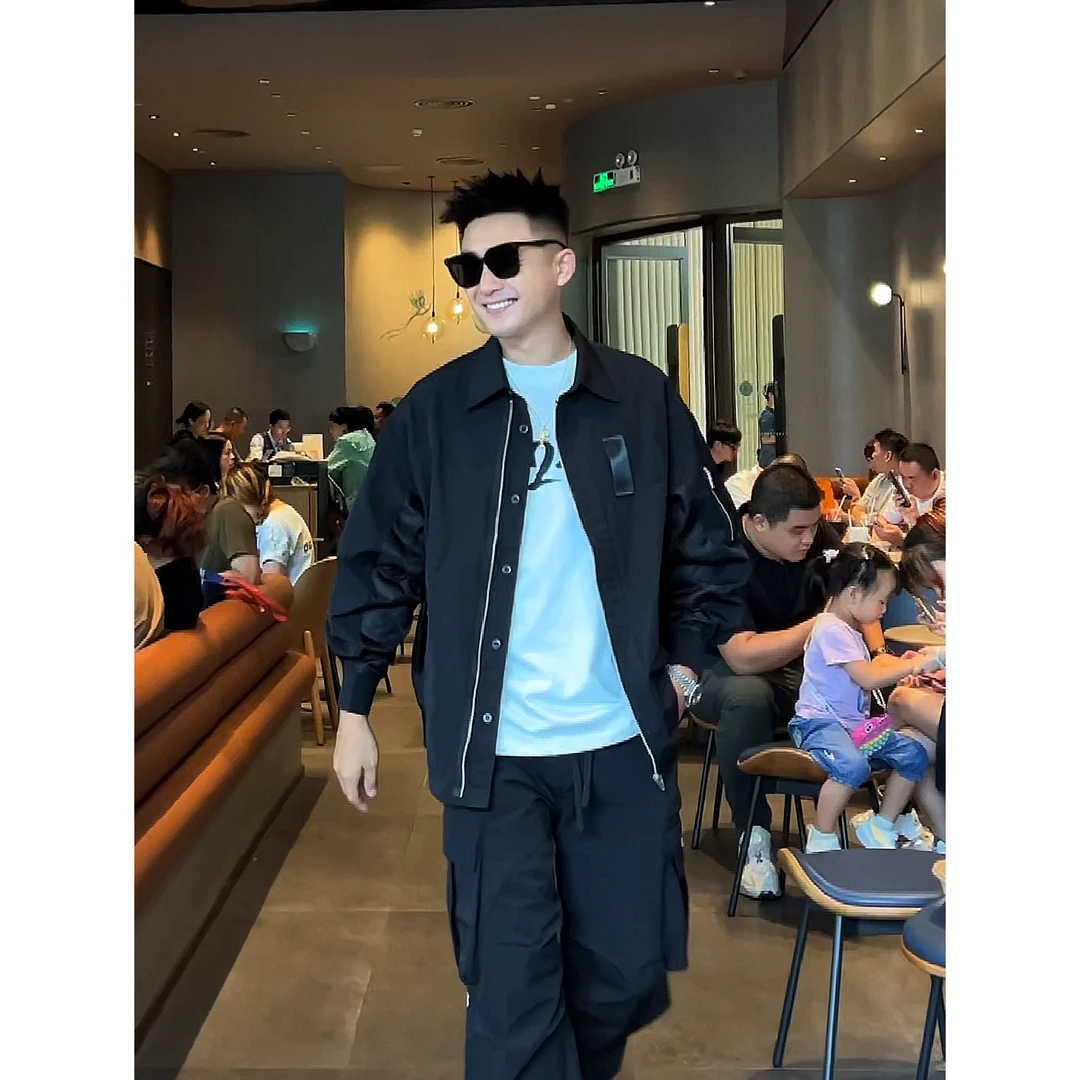 【语乐】YL-2599秋季新款休闲衬衫式夹克外套宽松机能风工装户外