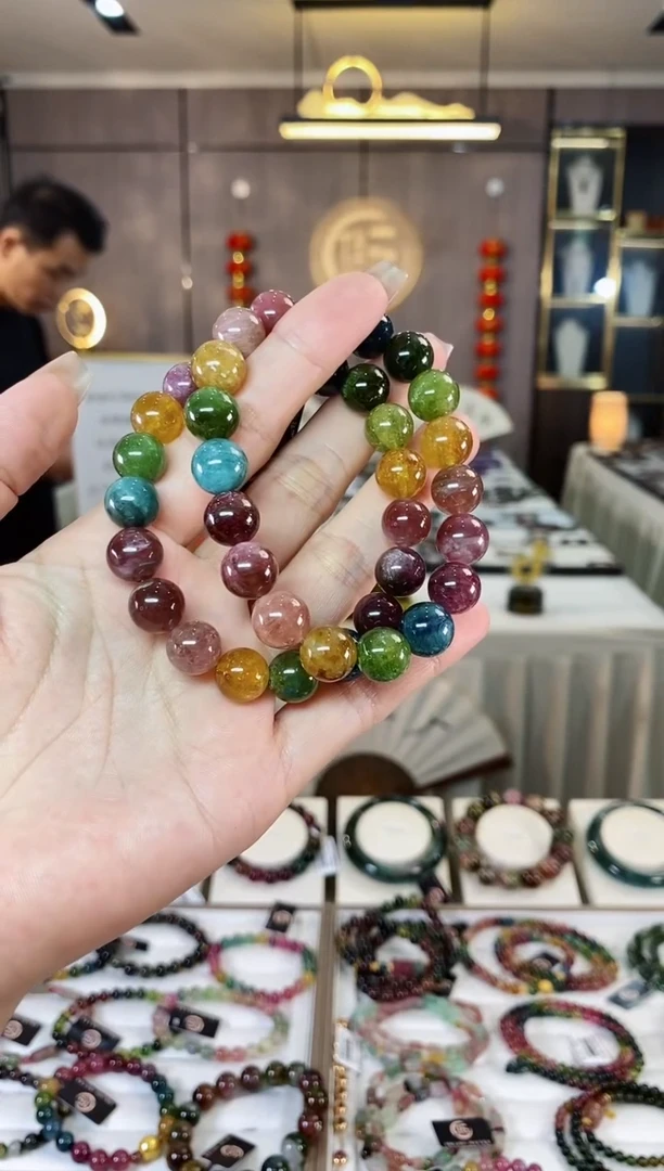 【闪购商品】碧玺单圈手串未镶嵌（多样性发一条）H