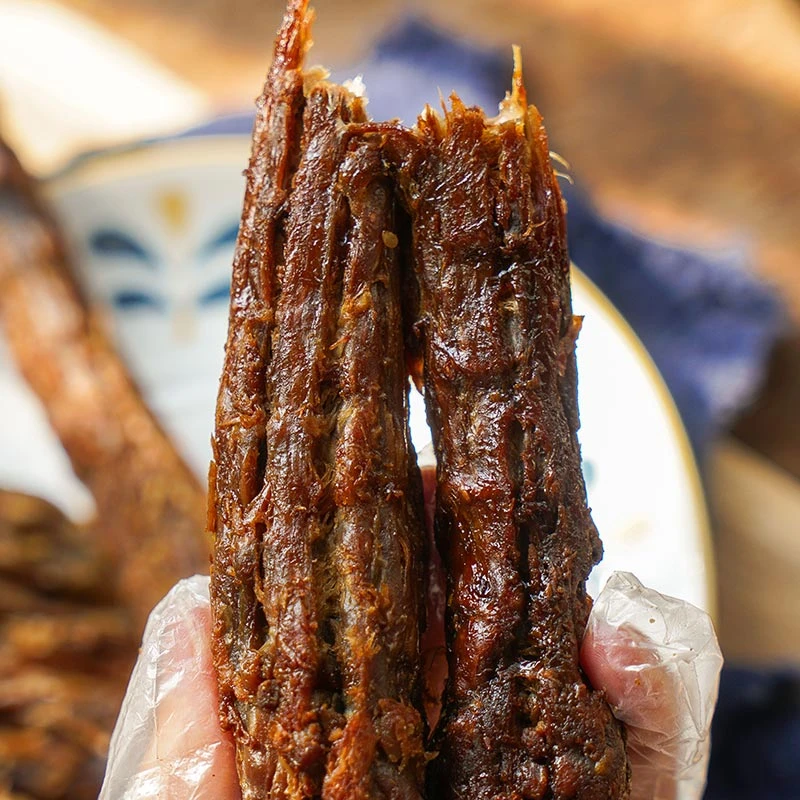 等一味一整根吃过瘾！手撕鸭脖蜜汁麻辣烧烤味风干鸭脖锁鲜装