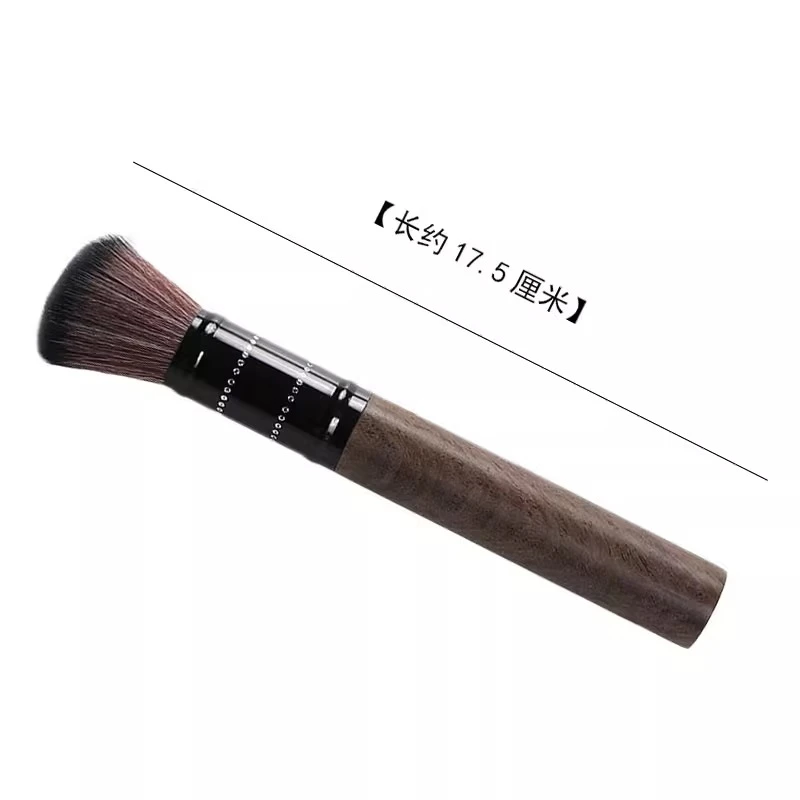 黑檀实木毛刷笔刷茶扫茶笔扫水刷壶笔家用茶盘功夫茶道配件茶刷