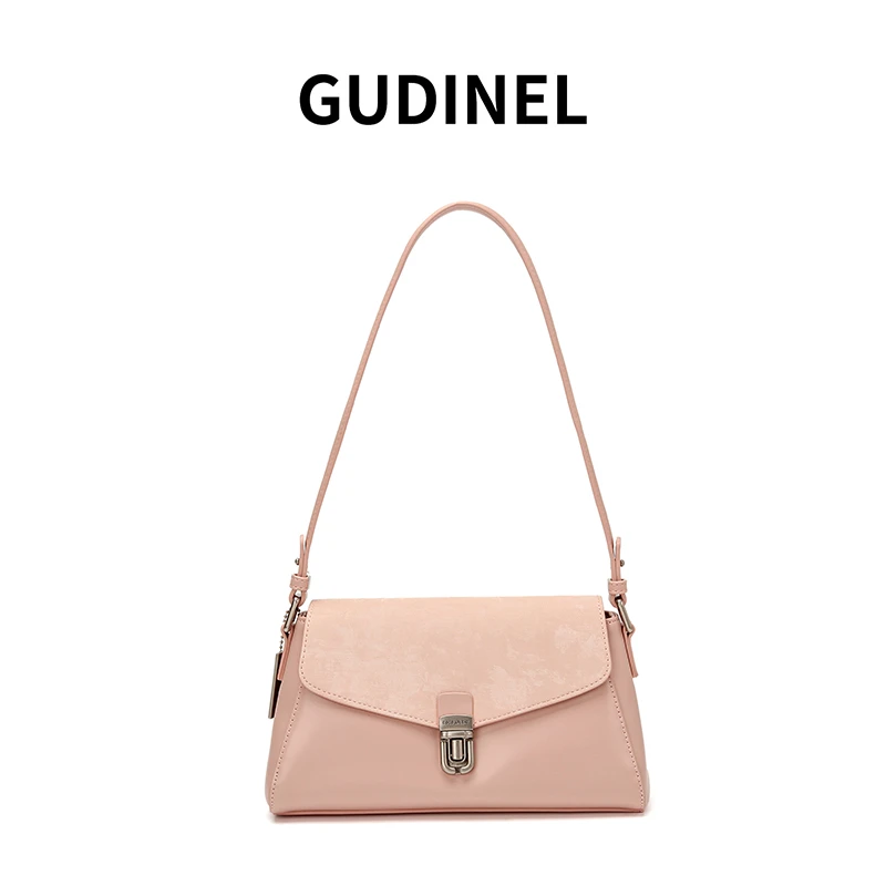 83361玫瑰色2025新款时尚潮流休闲链条单肩斜挎包夏季百搭小方包