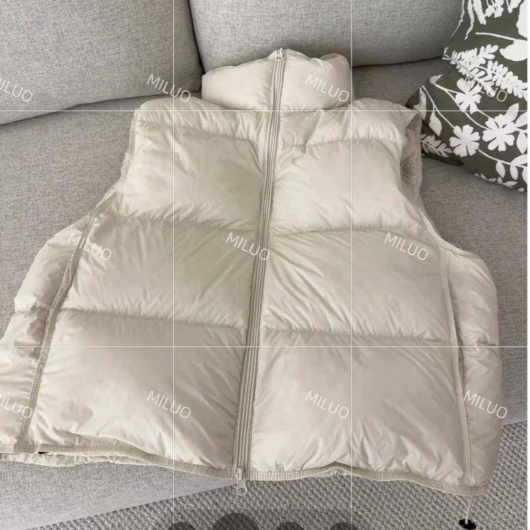 【哈尼家2】泡芙系列安心绒马甲 冬款新款立领宽松百搭马甲Y83