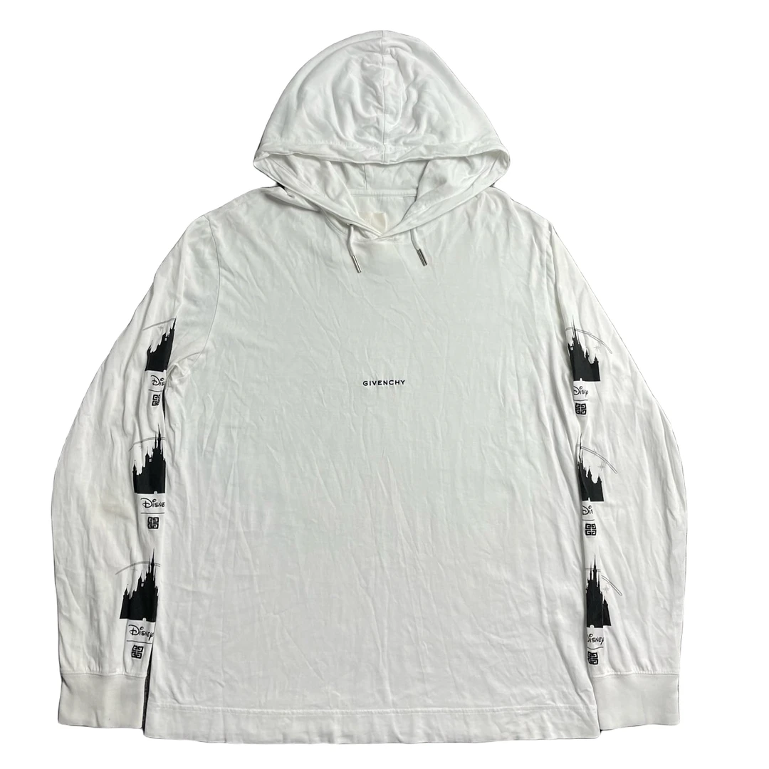 99新 Givenchy/纪梵希 白色新款城堡帽衫 平台6489 M码 无配件