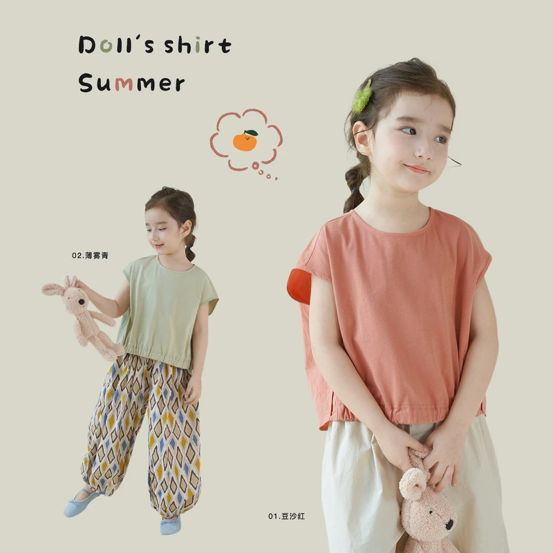 【NO退NO换】女童夏季T恤【两单以上包邮】DE2370