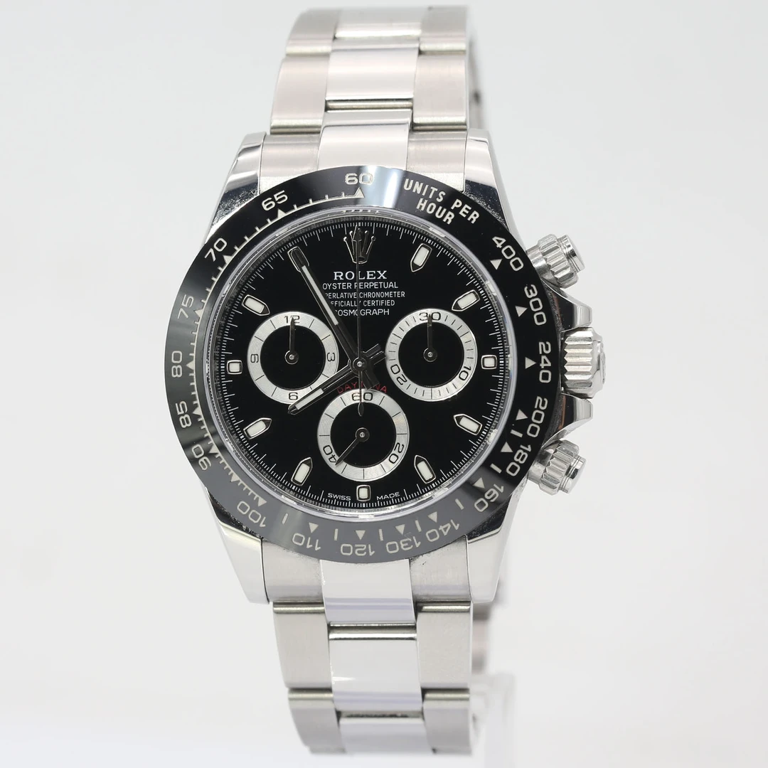 99新 Rolex/劳力士 116500黑钢迪通拿/22年全套/40表径时尚腕表