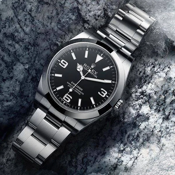 99新 Rolex/劳力士 214270/39表径黑盘/20年全套/大气时尚男表